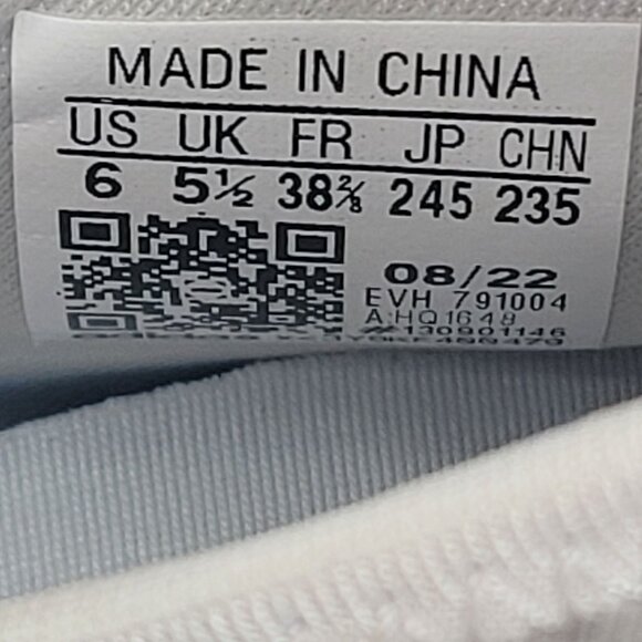 Adidas adiFOM Q J Youth White/Gray Sneaker HQ1648 US Size 6 NWB - Picture 10 of 10